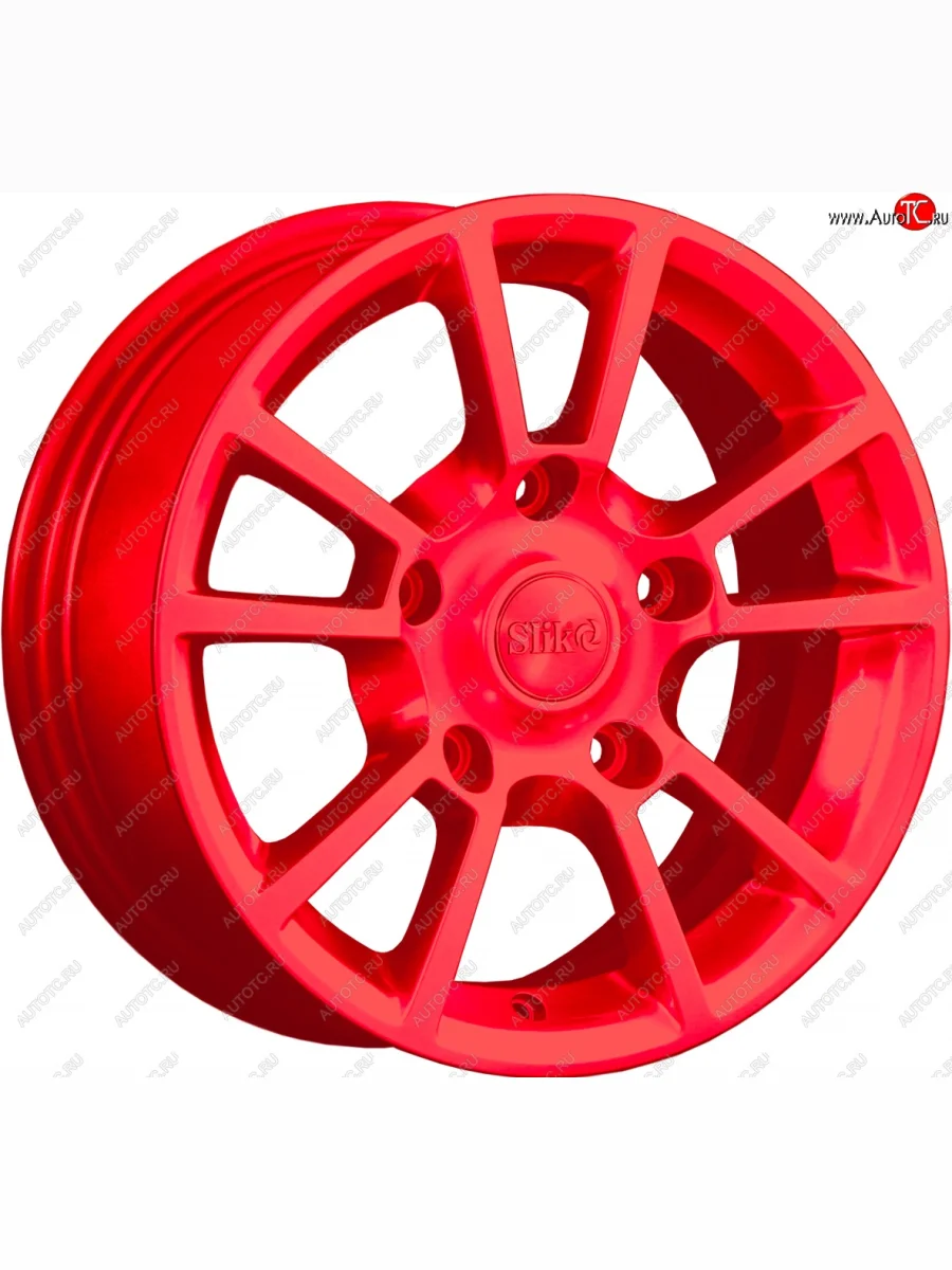 Кованый диск Slik Classic L-87 6.5x15 Hyundai Solaris RBr седан рестайлинг (2014-2017) 4x100.0xDIA54.1xET48.0 (RAL 3026 ярко алый (3026))