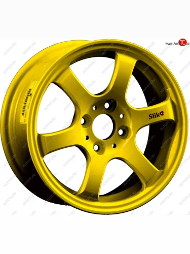 Кованый диск Slik Classic Sport L-1726S 6.0x14 (Candy ярко-желтый (Candy YELLOW)) 