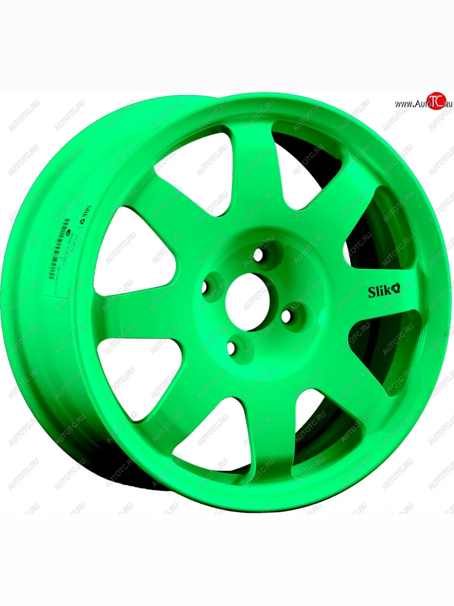 Кованый диск Slik Classic Sport L-181S 6.5x15   (RAL 6038 ярко-зеленый (6038))  в Самаре Самарской области