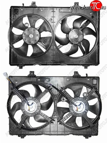 Вентилятор радиатора в сборе SAT Renault Koleos Phase 1 (2007-2011)