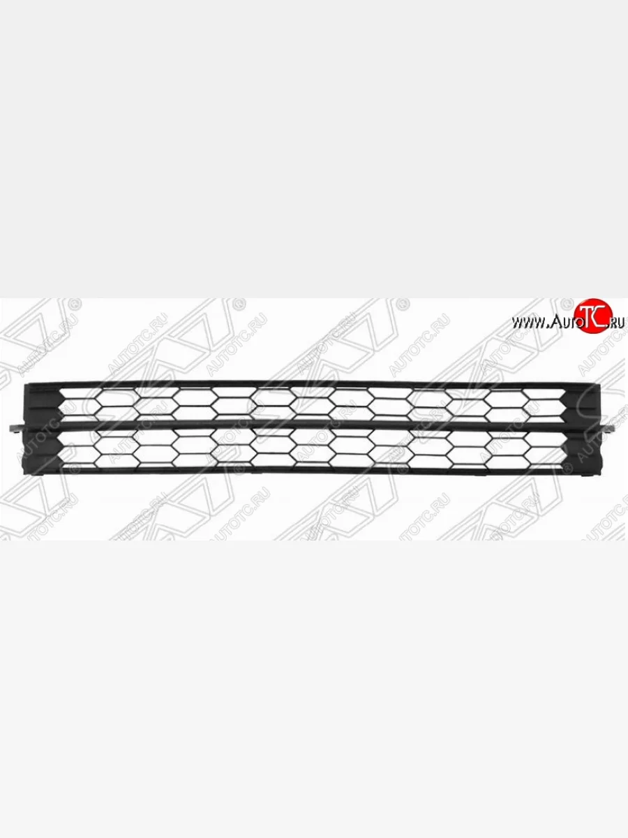 Решётка в передний бампер SAT Skoda Rapid NH1 хэтчбэк дорестайлинг (2012-2017)  в Керчи Республика Крым