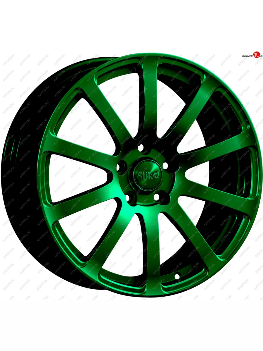 Кованый диск Slik PREMIUM L-812 8.5x18   (Зеленый (GREEEN))  в Самаре Самарской области