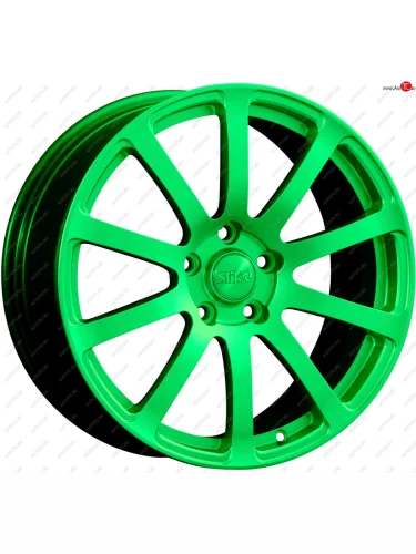 Кованый диск Slik PREMIUM L-812 8.5x18 (RAL 6038 ярко-зеленый (6038)) 