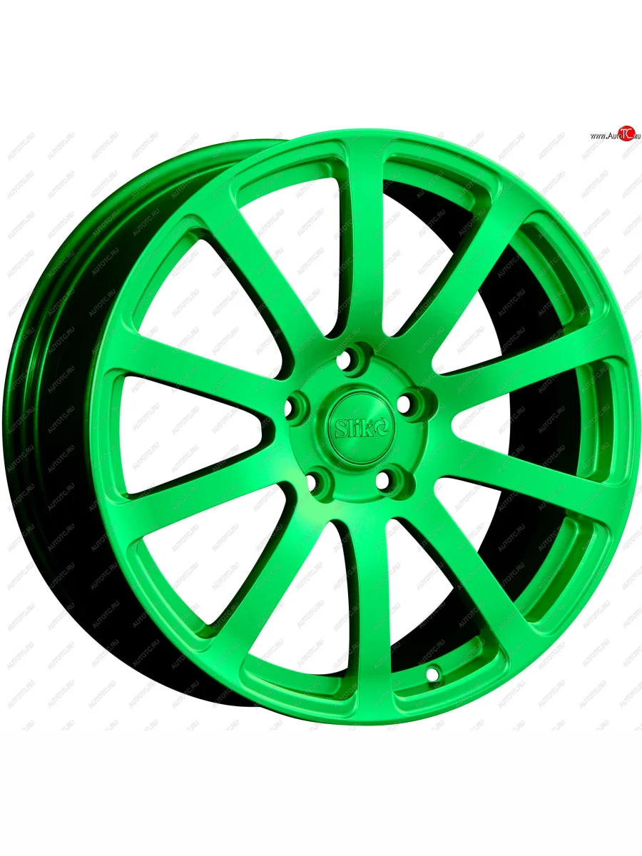 Кованый диск Slik PREMIUM L-812 8.5x18   (RAL 6038 ярко-зеленый (6038))  в Самаре Самарской области