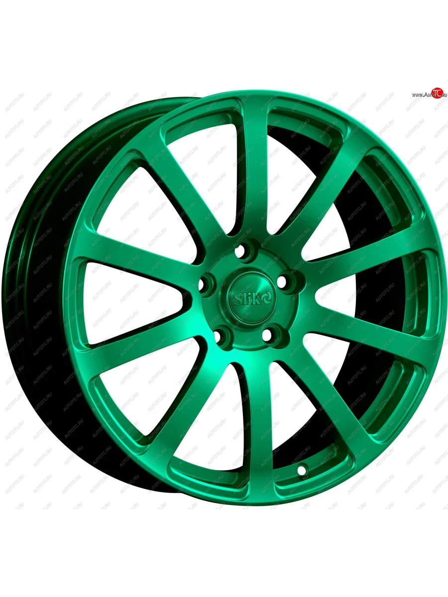 Кованый диск Slik PREMIUM L-812 8.5x18   (Candy изумрудно-зеленый (Candy Green))  в Самаре Самарской области