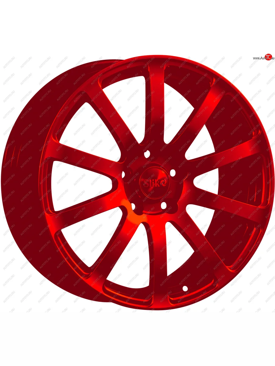 Кованый диск Slik PREMIUM L-812 8.5x18   (Candy красный (Candy RED))  в Самаре Самарской области