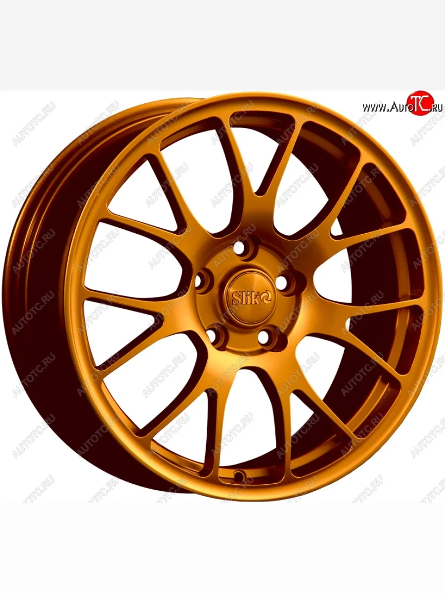 Кованый диск Slik Classic L-736 7.5x17 Mitsubishi Lancer Evolution 8 CT9A седан (2003-2005) 5x114.3xDIA67.1xET35.0 (Candy медно-оранжевый глянцевый)
