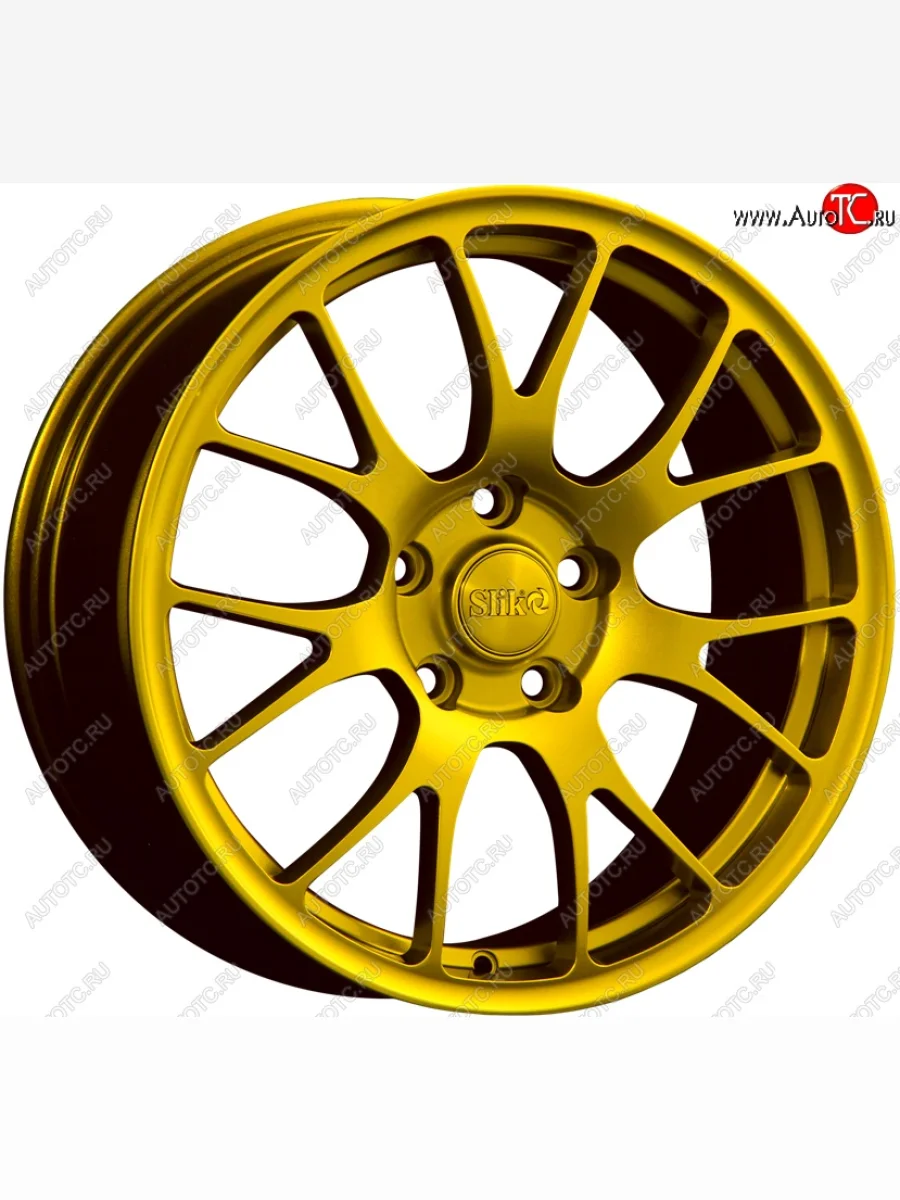 Кованый диск Slik Classic L-736 7.5x17 Mitsubishi Lancer Evolution 8 CT9A седан (2003-2005) 5x114.3xDIA67.1xET35.0 (Ярко желтый RAL1021 (YELLOW))