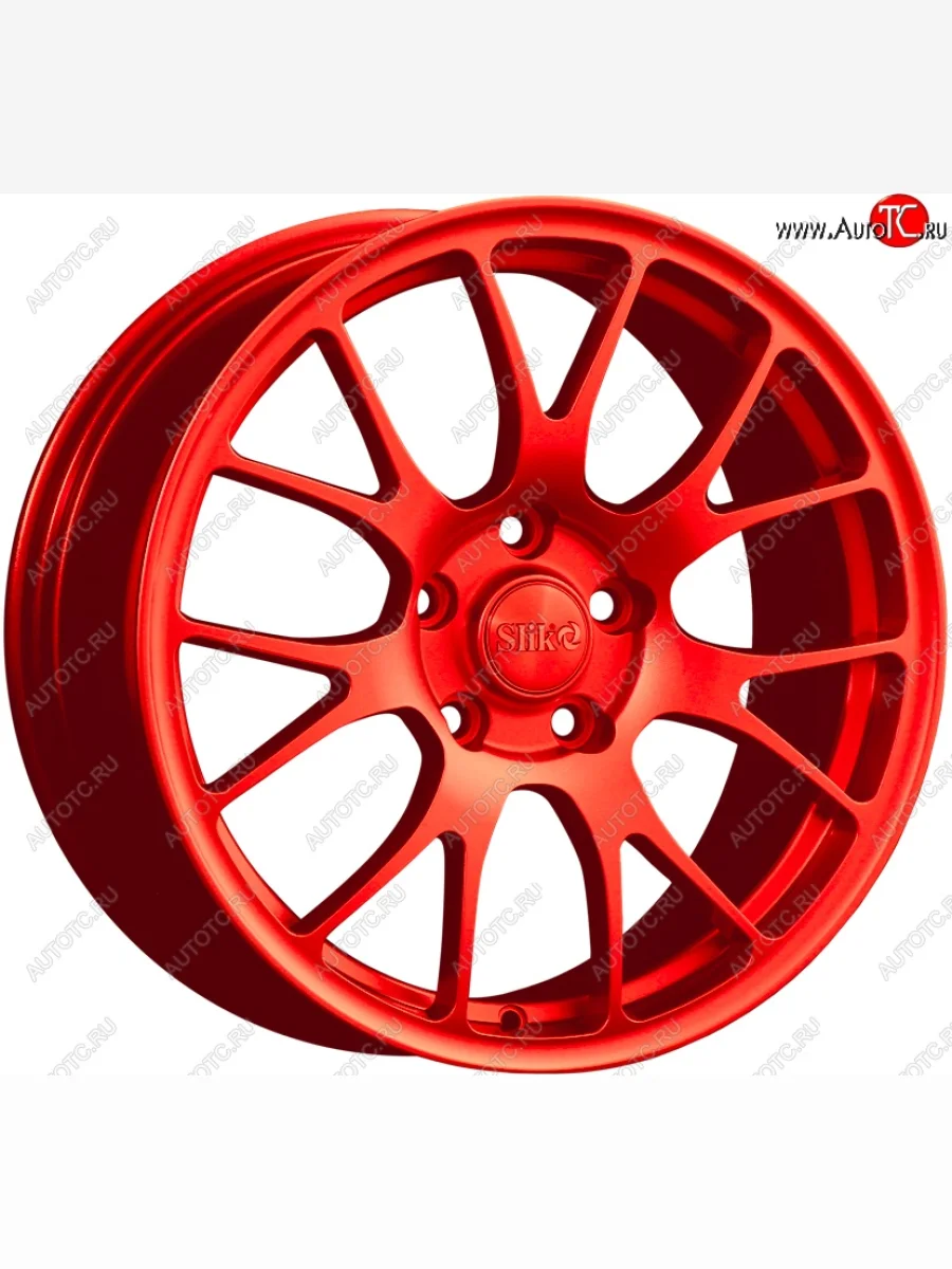 Кованый диск Slik Classic L-736 7.5x17 Mitsubishi Lancer Evolution 8 CT9A седан (2003-2005) 5x114.3xDIA67.1xET35.0 (RAL 3026 ярко алый (3026))