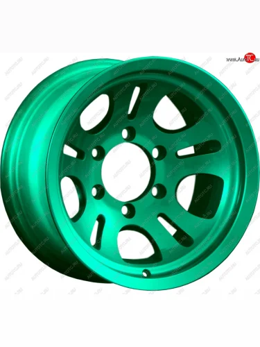 Кованый диск Slik Classic L-64 8.0x15 (Candy изумрудно-зеленый (Candy Green)) 