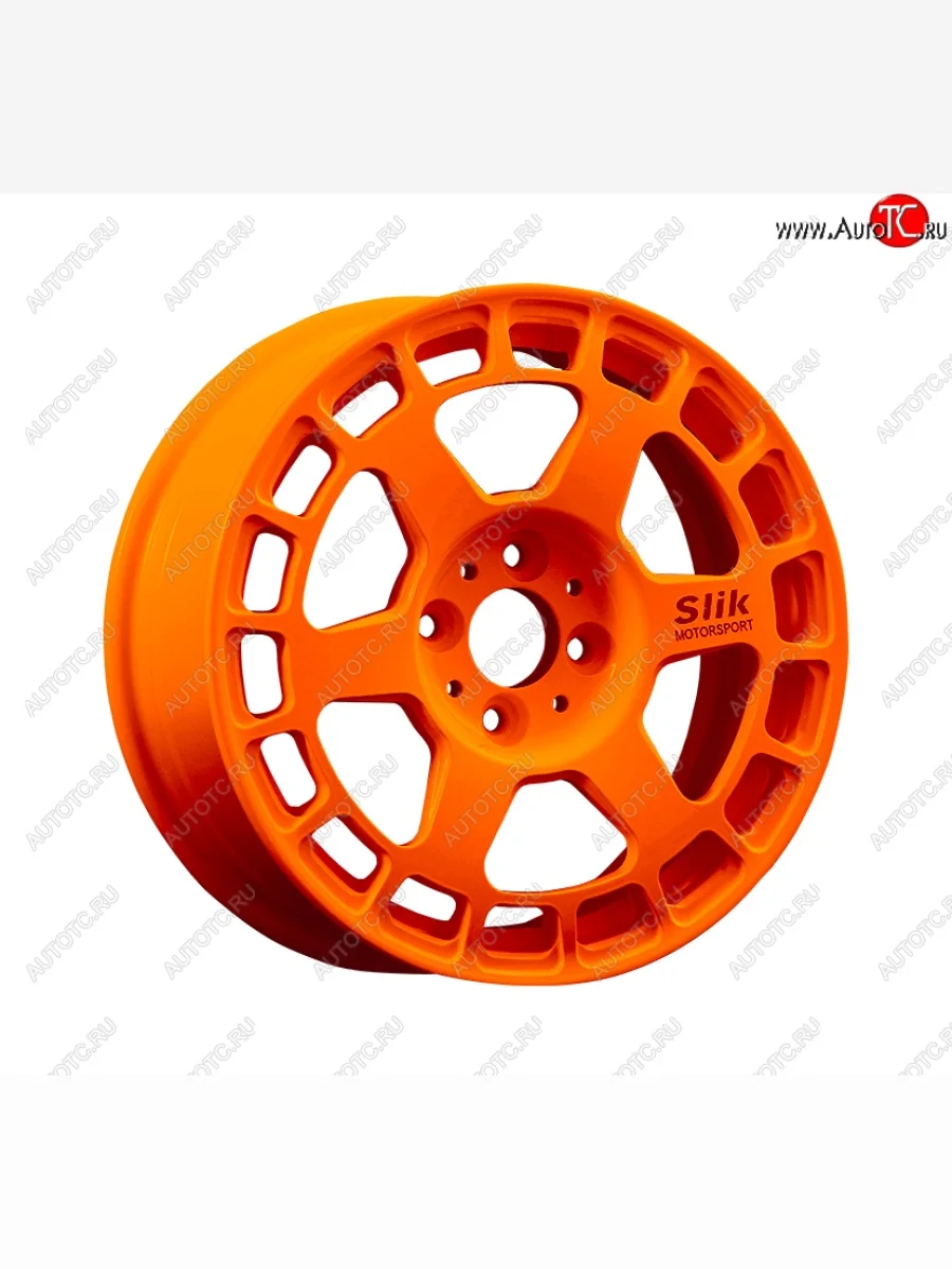 Кованый диск Slik Classic Sport L-151S 6.5x15 Nissan Micra K13 5 дв. рестайлинг (2013-2017) 4x100.0xDIA60.1xET45.0 (Ярко оранжевый (ORANGE))