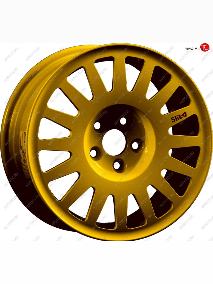 Кованый диск Slik Classic Sport L-1823S 5.5x15 Skoda Fabia Mk2 хэтчбэк дорестайлинг (2007-2010) 5x100.0xDIA57.1xET35.0 (Ярко желтый RAL1021 (YELLOW))