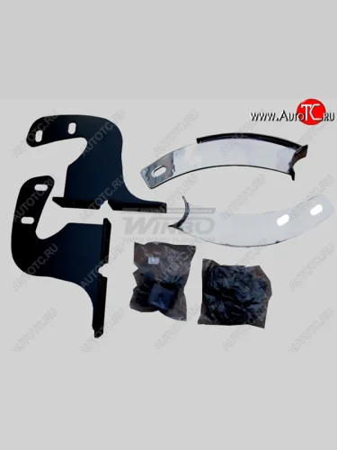 Защита заднего бампера WINBO (двойная труба, нержавейка) Mazda CX-7  ER (2006-2012) дорестайлинг, рестайлинг