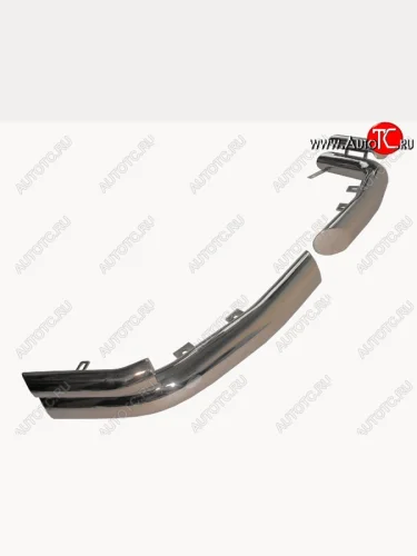 Защита заднего бампера WINBO (уголки, Ø76 и 38 мм, нержавейка) Lexus LX570  J200 (2007-2012), Toyota Land Cruiser  200 (2007-2015)