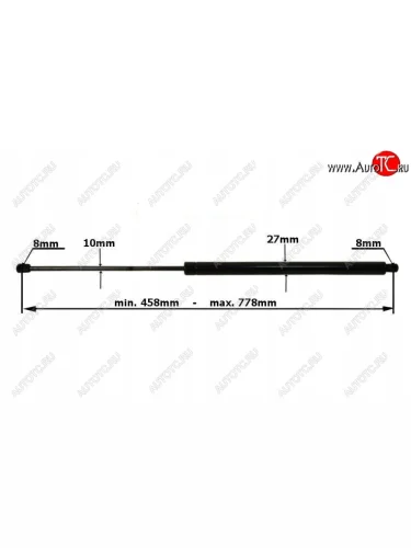 Упор крышки багажника (газовый) SAT Mercedes-Benz Vito  W638 (1996-2003)