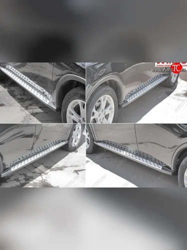 Подножки боковые WINBO OE Style (Полированная поверхность) Mitsubishi Outlander GF 2-ой рестайлинг (2015-2018)