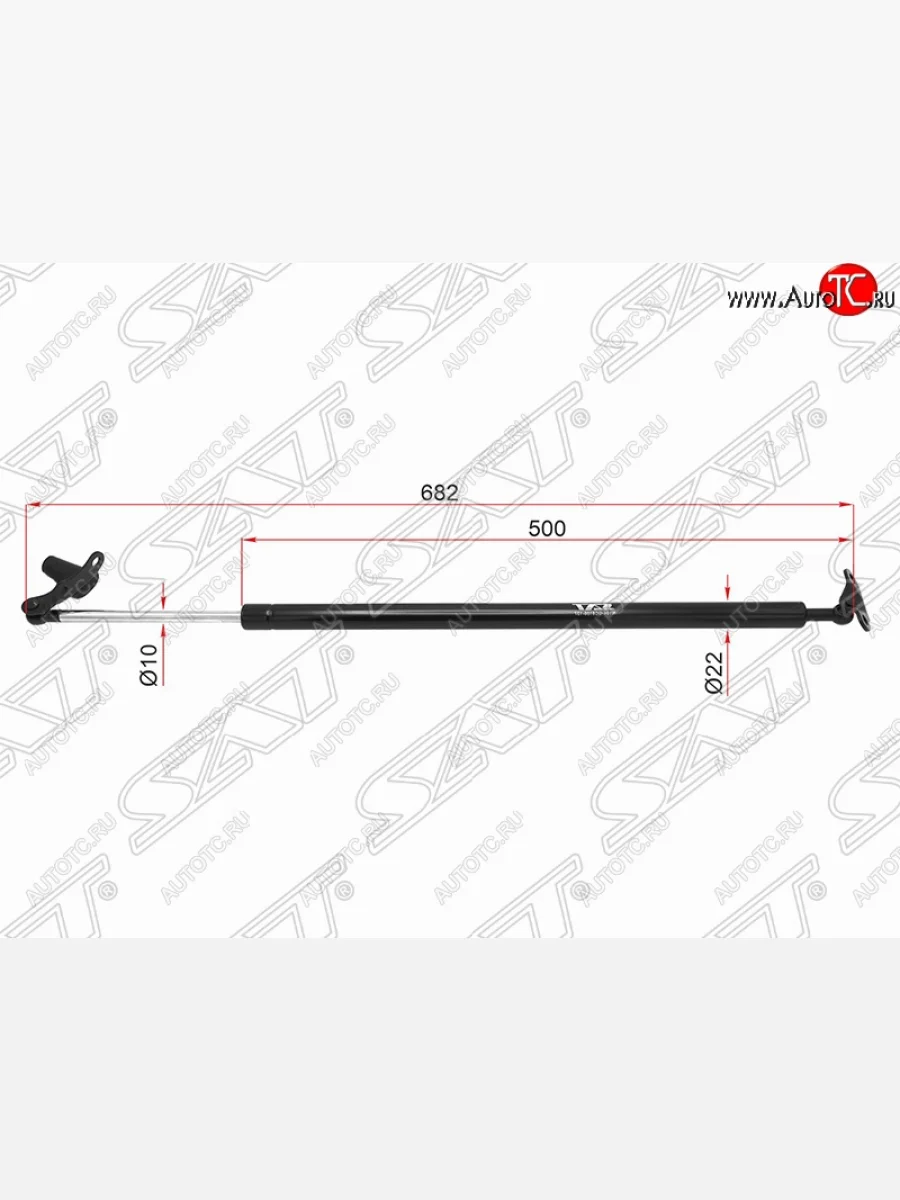 Правый упор крышки багажника (газовый) SAT Toyota Alphard H10 дорестайлинг (2002-2005)  в Керчи Республика Крым