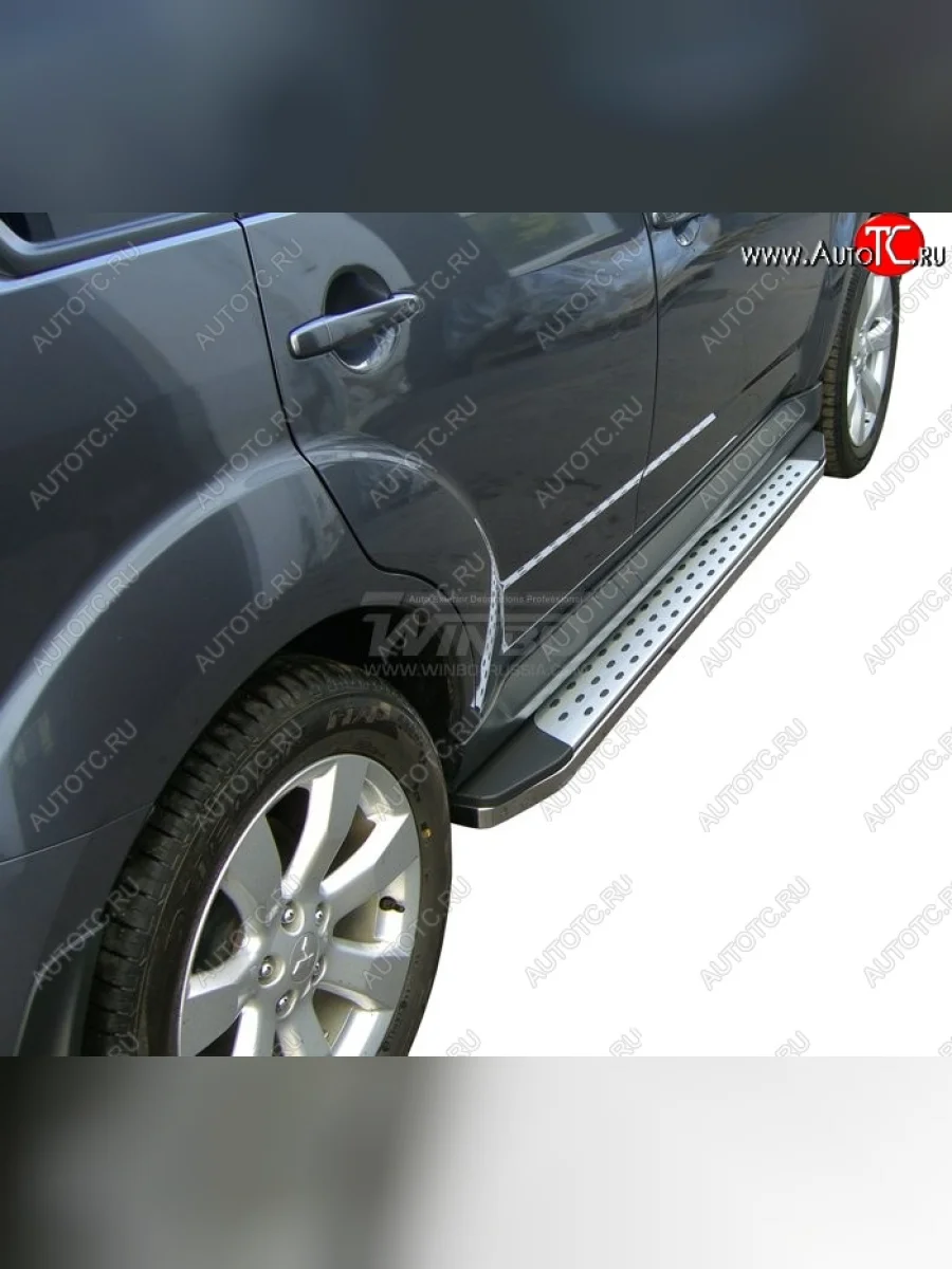 Подножки боковые WINBO (серия М16) Ford Ranger DoubleCab дорестайлинг (2011-2016)  в Перми Пермском крае