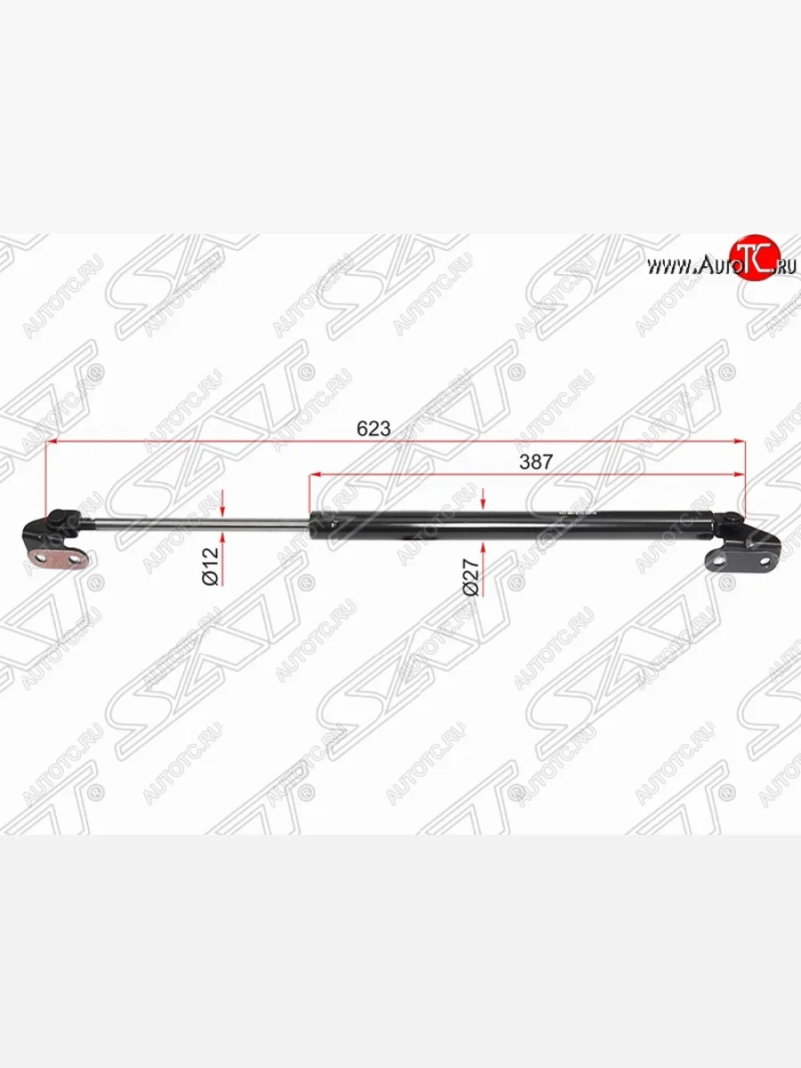 Правый упор крышки багажника (газовый) SAT Toyota Hilux Surf N180 5 дв. дорестайлинг (1995-1998)  в Самаре Самарской области