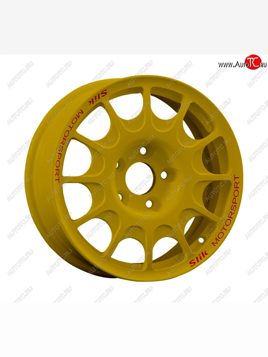 Кованый диск Slik Classic Sport L-1844S 5.5x15   (Ярко желтый RAL1021 (YELLOW))  в Самаре Самарской области