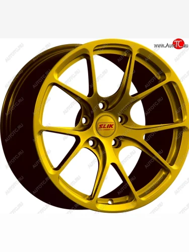 Кованый диск Slik TuningPro L-754 9.0x17 (Ярко желтый RAL1021 (YELLOW)) 