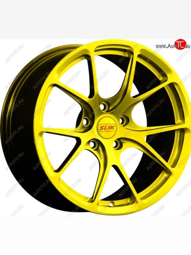 Кованый диск Slik TuningPro L-754 9.0x17 (Candy ярко-желтый (Candy YELLOW)) 