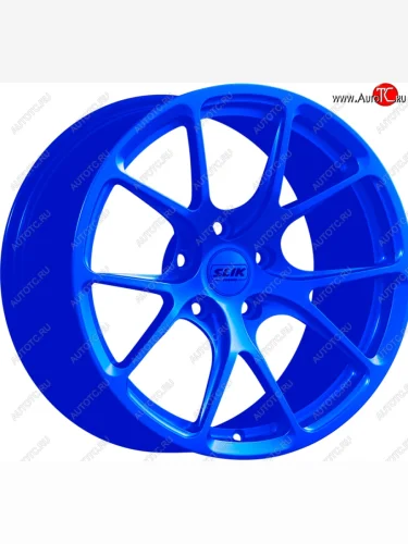 Кованый диск Slik TuningPro L-754 9.0x17 (Candy синий (Candy BLUE)) 