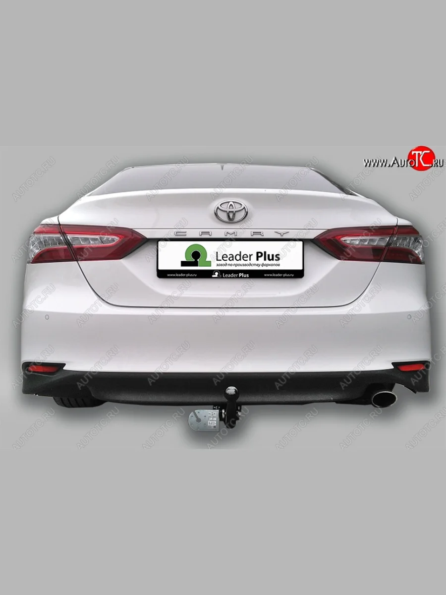 Фаркоп Лидер Плюс (съемный шар тип A) Toyota Camry XV70 дорестайлинг (2017-2021) (Без электропакета)  в Самаре Самарской области
