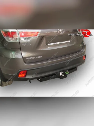 Фаркоп Лидер Плюс (съемный шар тип FC) Toyota Highlander XU50 рестайлинг (2016-2020)