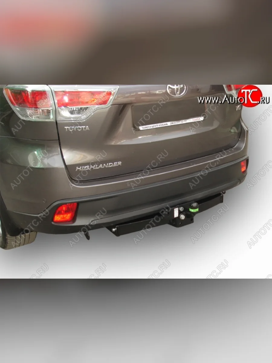 Фаркоп Лидер Плюс (съемный шар тип FC) Toyota Highlander XU50 рестайлинг (2016-2020) (Без электропакета)  в Керчи Республика Крым