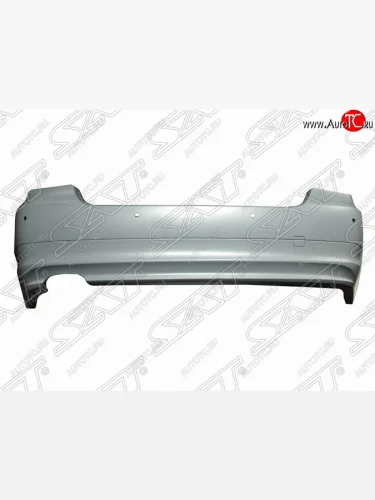 Задний бампер SAT (с отв. под сонары, пр-во Тайвань) BMW 3 серия E90 седан дорестайлинг (2004-2008)