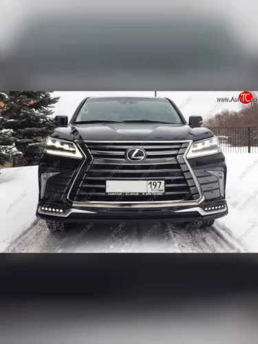 Дневные ходовые огни в накладку бампера Автократ Автократ Lexus LX570  J200 (2015-2022) 2-ой рестайлинг