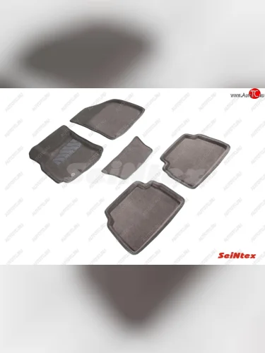 Комплект ворсовых 
 ковриков в салон Seintex (3D) Chevrolet Lacetti хэтчбек (2002-2013)