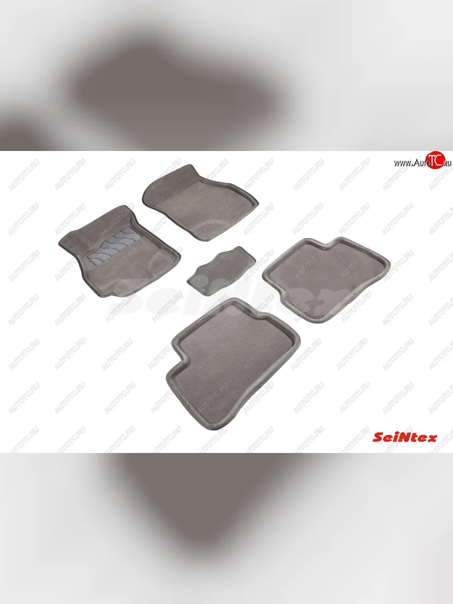 Комплект ворсовых ковриков в салон Seintex (3D) Hyundai Creta GS рестайлинг (2019-2021) (Черный)  в Перми Пермском крае