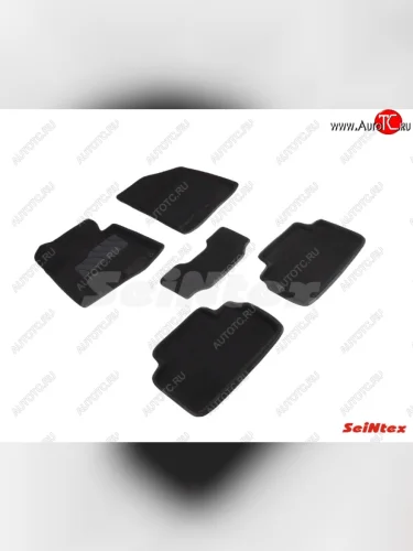 Комплект ворсовых 
 ковриков в салон Seintex (3D) Hyundai I30 2 GD дорестайлинг универсал (2011-2015)