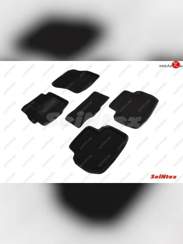 Комплект ковриков в салон Seintex (3D) Mitsubishi Outlander XL (CW)  дорестайлинг (2005-2009)