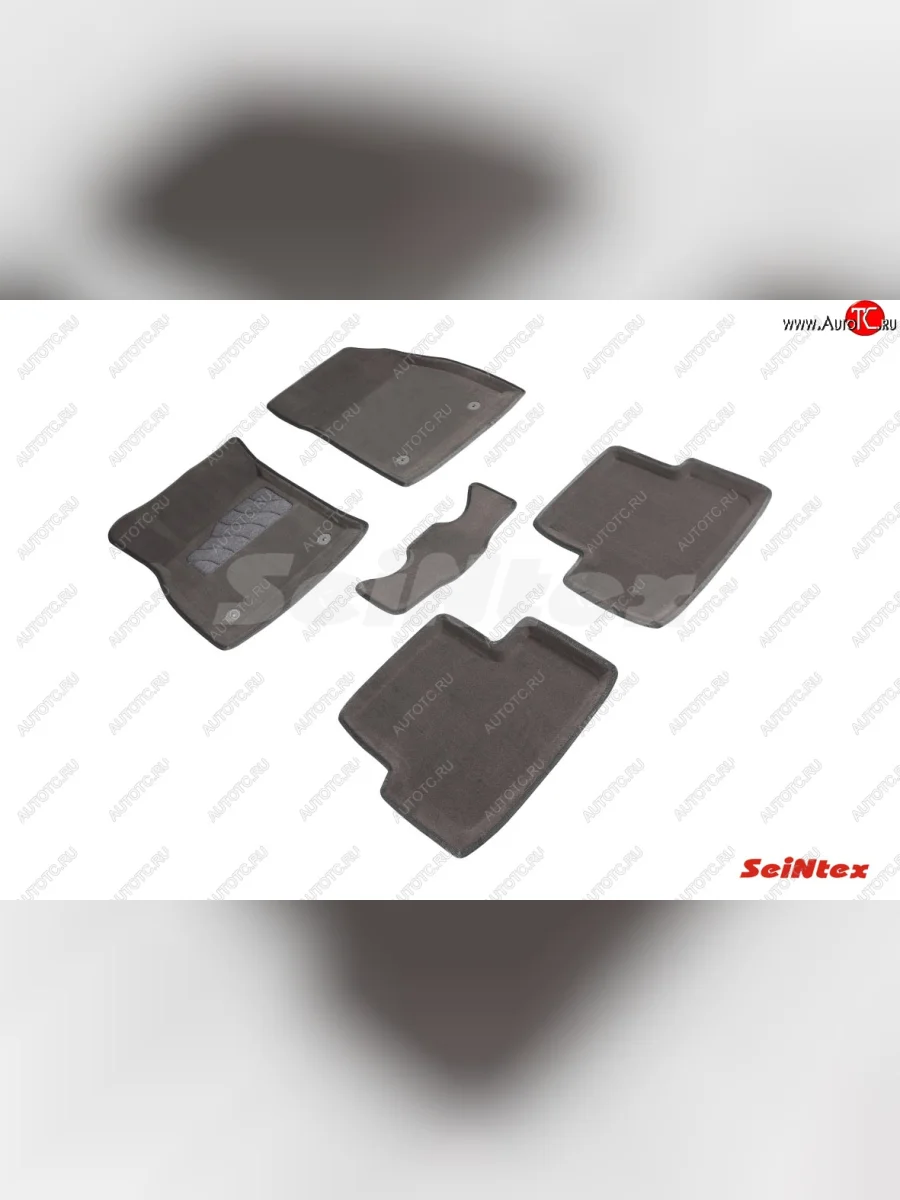 Комплект ворсовых ковриков в салон Seintex (3D) Opel Astra J GTC (2011-2018) (Черный)  в Самаре Самарской области