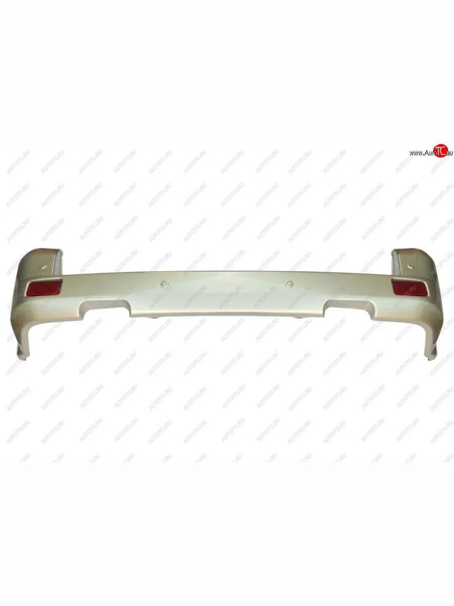 Бампер задний Спецтюнинг (с датчиком парковки, в сборе) Уаз Патриот 3163 5-дв. 1-ый рестайлинг (2014-2016) (ЖСМ)  с доставкой в г. Керчь