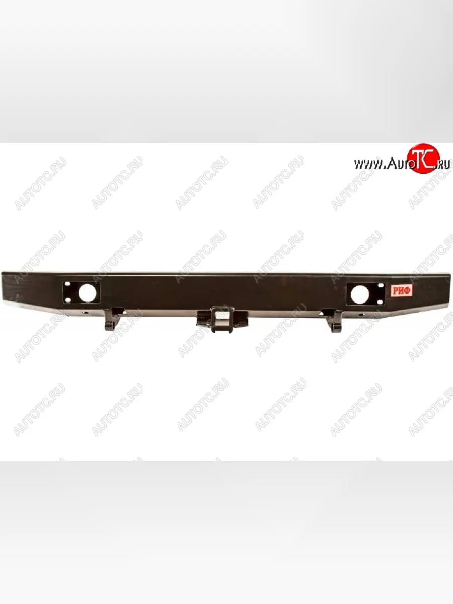 Бампер задний силовой (лифт 65 мм) РИФ Уаз Буханка 452 2206 микроавтобус (1965-2025) (С квадратом под фаркоп и фонарями)  в Перми Пермском крае