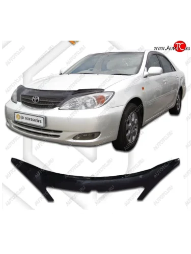 Дефлектор капота CA-Plastiс (Classic черный) Toyota Camry XV30 дорестайлинг (2001-2004)