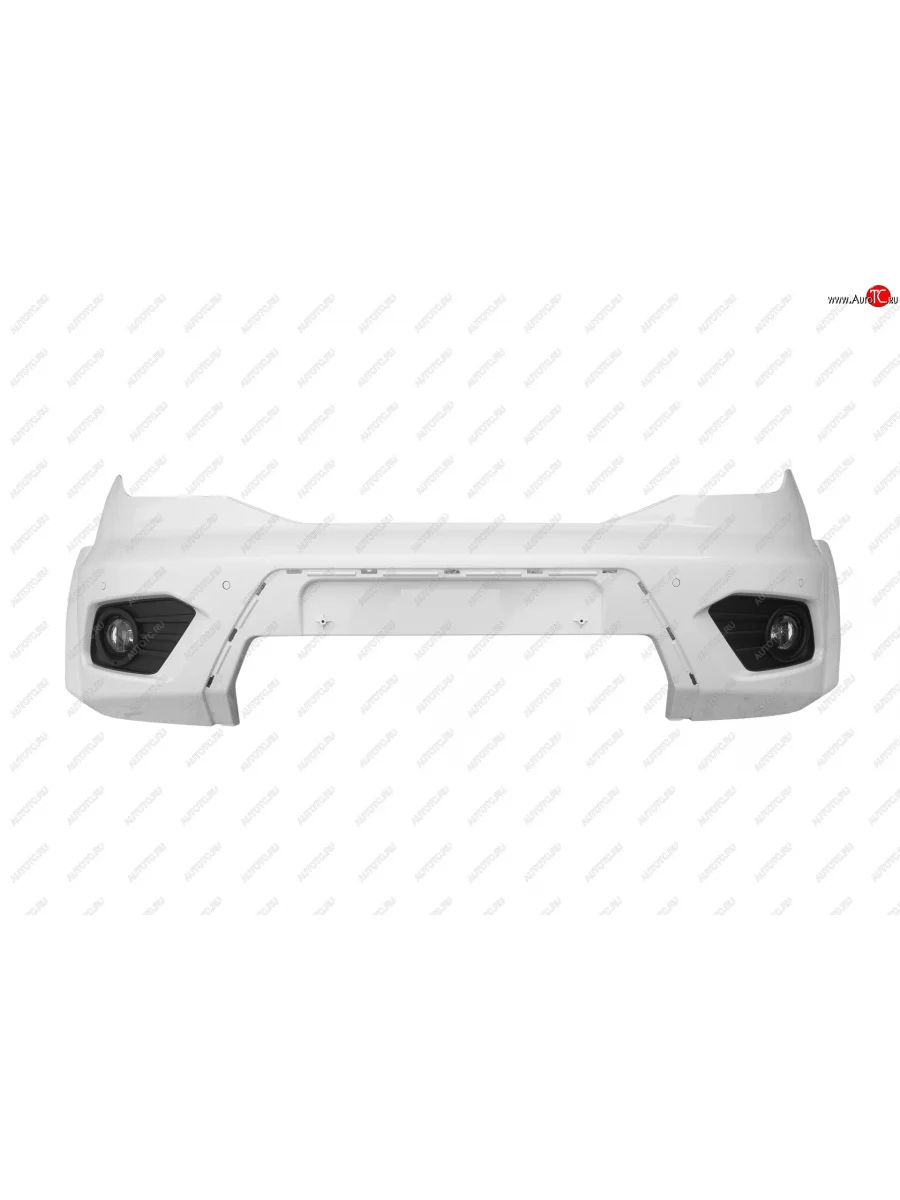 Передний бампер Пром-Деталь Уаз Патриот 23632 1 рестайлинг пикап (2014-2016) (Цвет: БСЕ, с парктроником и ПТФ)  с доставкой в г. Пермь