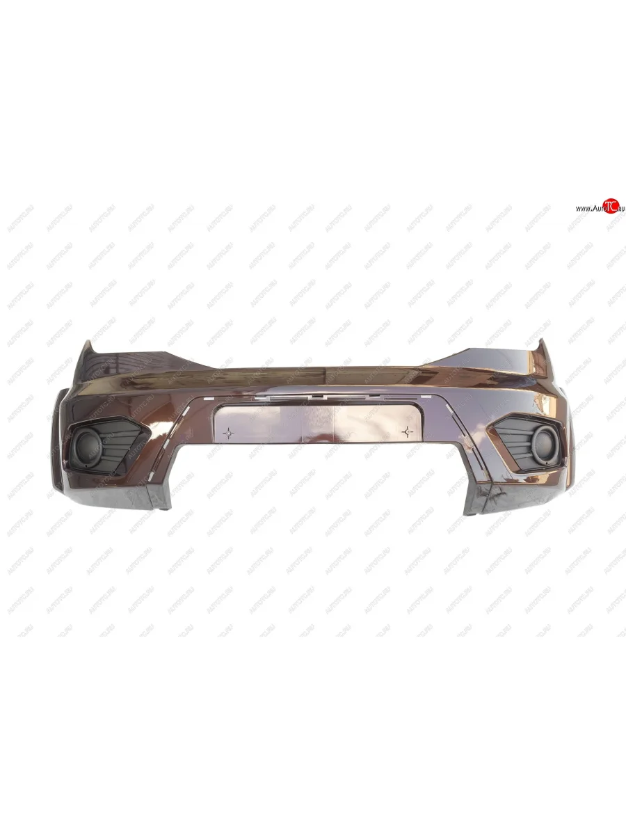 Передний бампер Пром-Деталь Уаз Патриот 23632 1 рестайлинг пикап (2014-2016) (Цвет: KAM (коричневый металлик))  с доставкой в г. Пермь