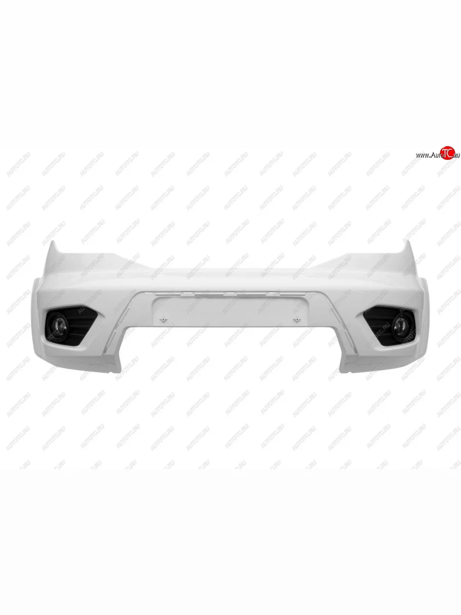 Передний бампер Пром-Деталь Уаз Патриот 23632 1 рестайлинг пикап (2014-2016) (Цвет: БСЕ, с противотуманными фарами)  с доставкой в г. Пермь