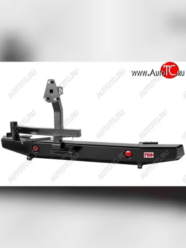 Бампер задний силовой (лифт 65 мм) РИФ (С калиткой, фонарями и подсветкой номера) Уаз 315195 Хантер - 469