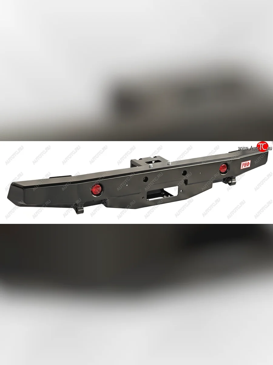 Бампер задний силовой (лифт 65 мм) РИФ Уаз 469 (1972-2011) (С площадкой под лебедку и фонарями)  в Керчи Республика Крым