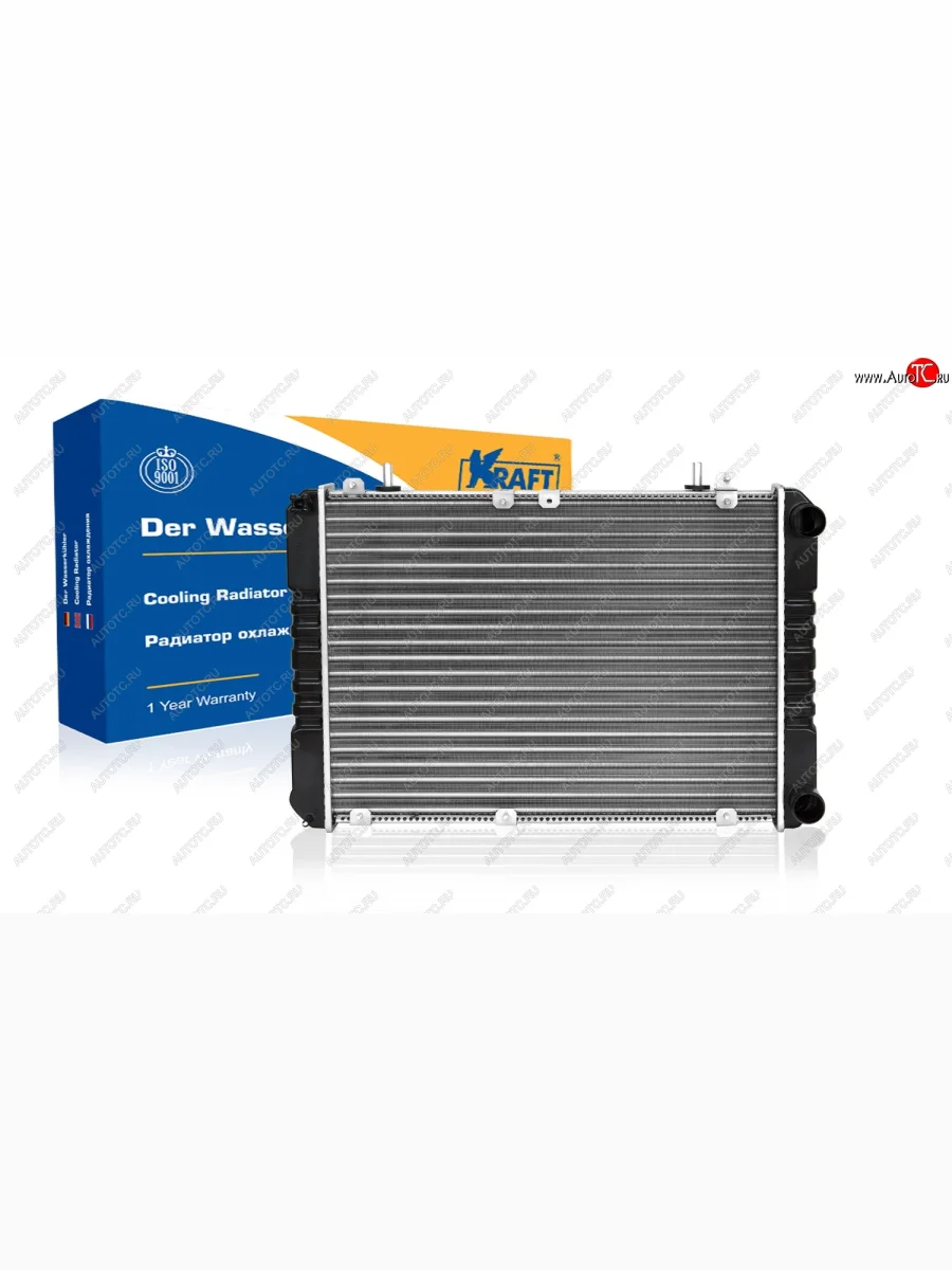 Радиатор двигателя (ГАЗель Бизнес) KRAFT ГАЗ Баргузин 2217 автобус дорестайлинг (1998-2002)  в Самаре Самарской области