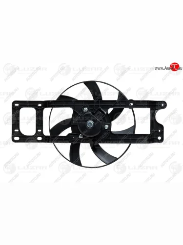 Электровентилятор охлаждения LUZAR (без кондиционера). Renault Logan 1 дорестайлинг (2004-2010)
