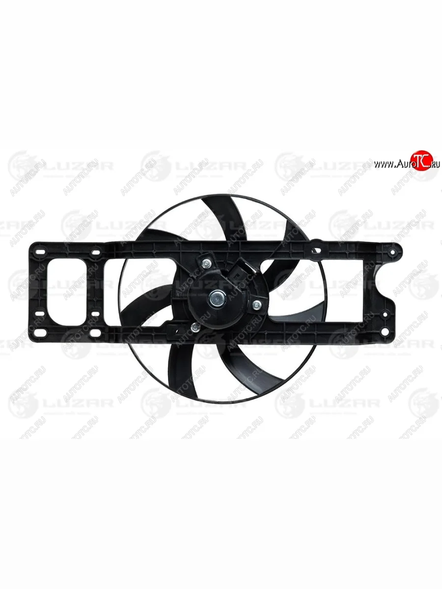 Электровентилятор охлаждения LUZAR (без кондиционера). Renault Symbol седан LB 1-ый рестайлинг (2002-2006)  с доставкой в г. Керчь