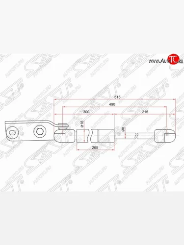 Упор багажника SAT Nissan AD  Y11 (1999-2008)