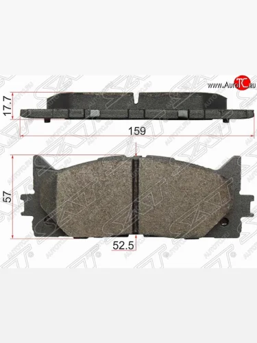 Комплект тормозных колодок SAT Toyota Camry XV40 рестайлинг (2009-2011)